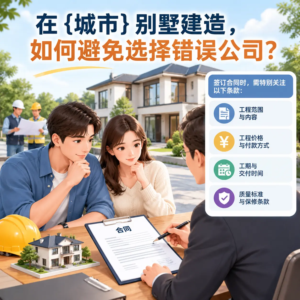 在 施秉 别墅建造,如何避免选择错误公司?
