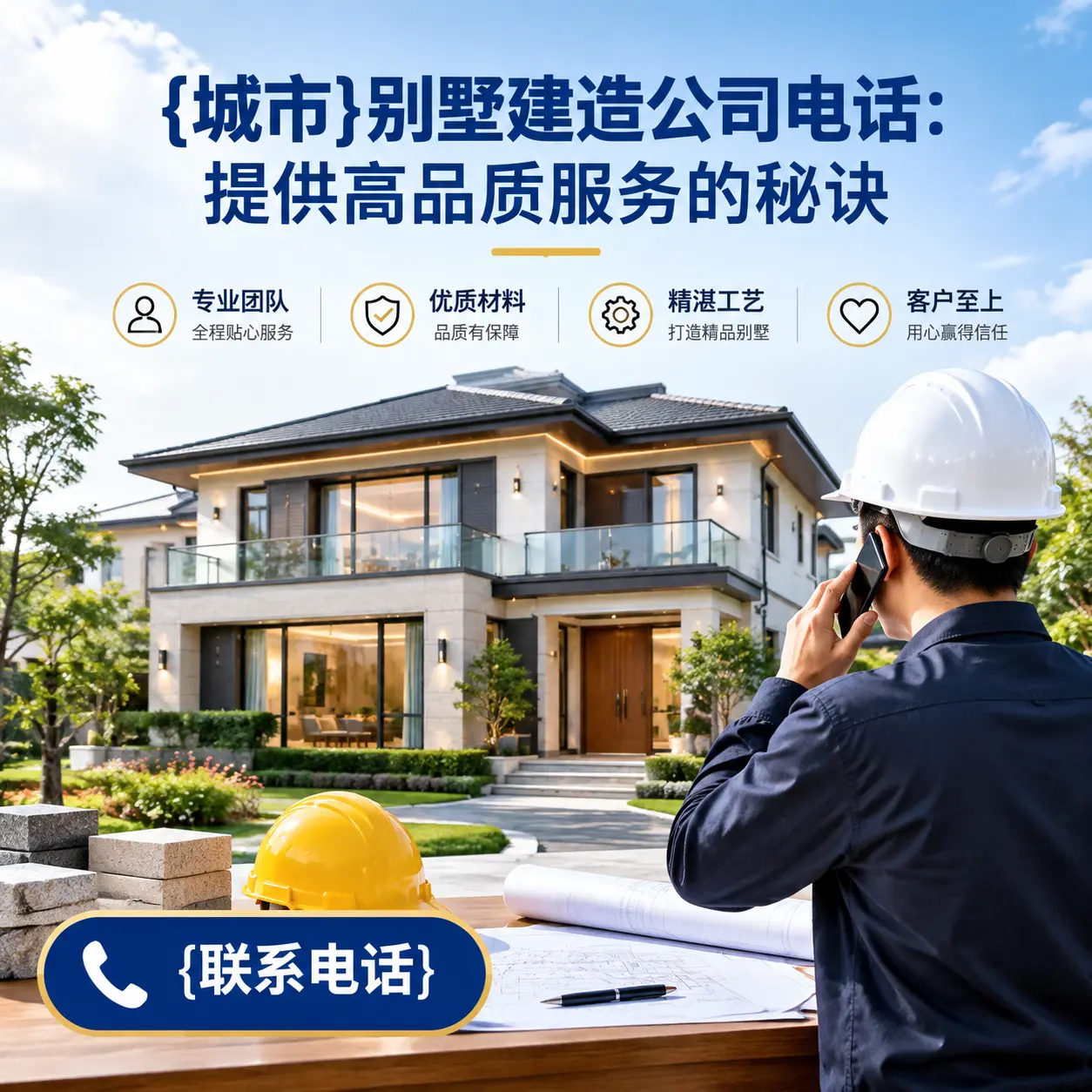 施秉别墅建造公司电话:提供高品质服务的秘诀